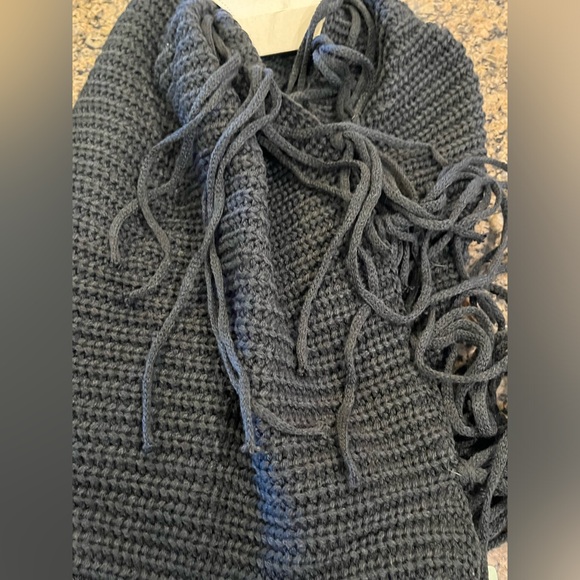 Quagga GREENLABEL eternity infinity black scarf w/ free bracelet NWT BOHO warm - Picture 2 of 9